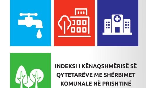 Raporti – Indeksi i kënaqshmërisë së qytetarëve me shërbimet komunale në Prishtinë